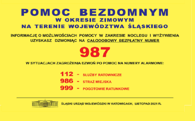 Pomoc bezdomnym w okresie zimowym